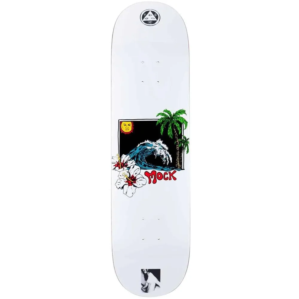 Welcome Wave On Island White 8.38 Skateboard Deck