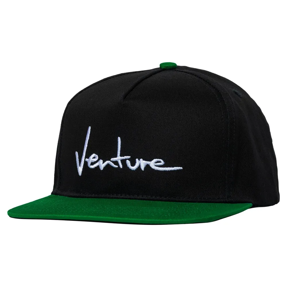 Venture Truck Co Basic 92 Black Green Hat