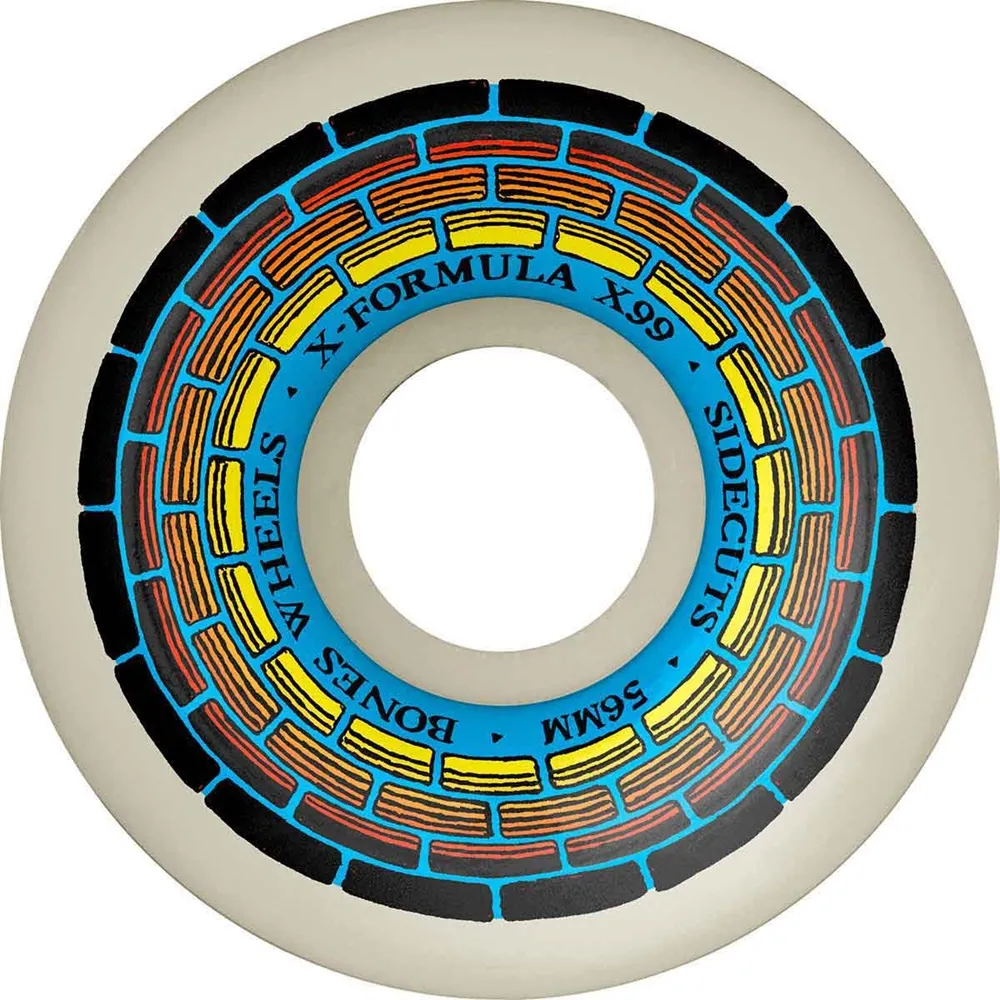 Bones X-Formula Wishing Well Side Cut V5 99A 56mm Skateboard Wheels