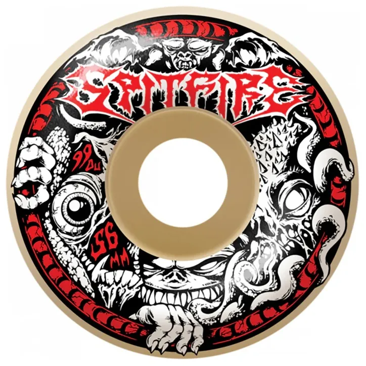 Spitfire Demon Gate Natural Radial Full F4 99D 56mm Skateboard Wheels