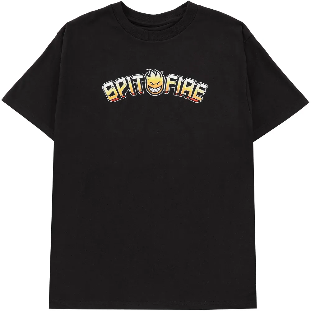 Spitfire Heatwave Black T-Shirt [Size: M]