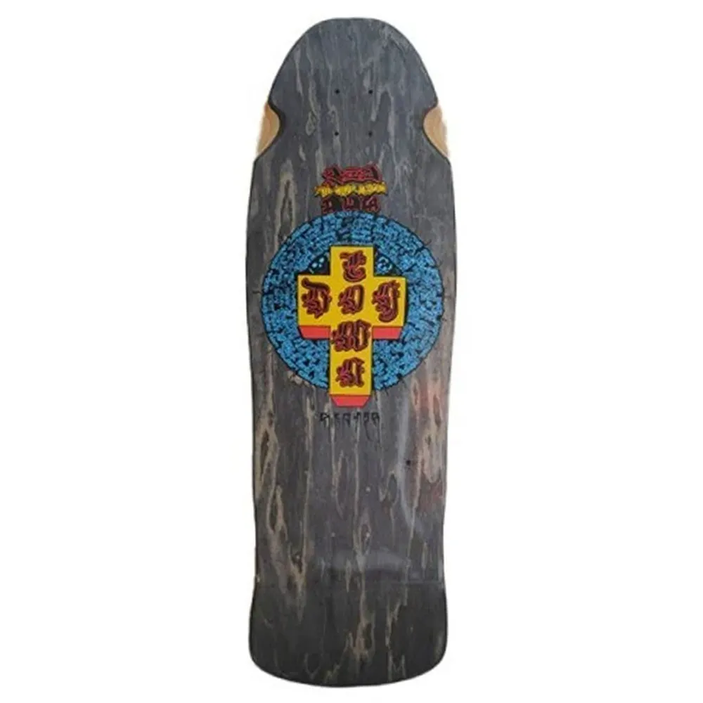 Dogtown Red Dog Mid Size Crisis 80s Reissue Black Stain 10.25 Skateboard Deck