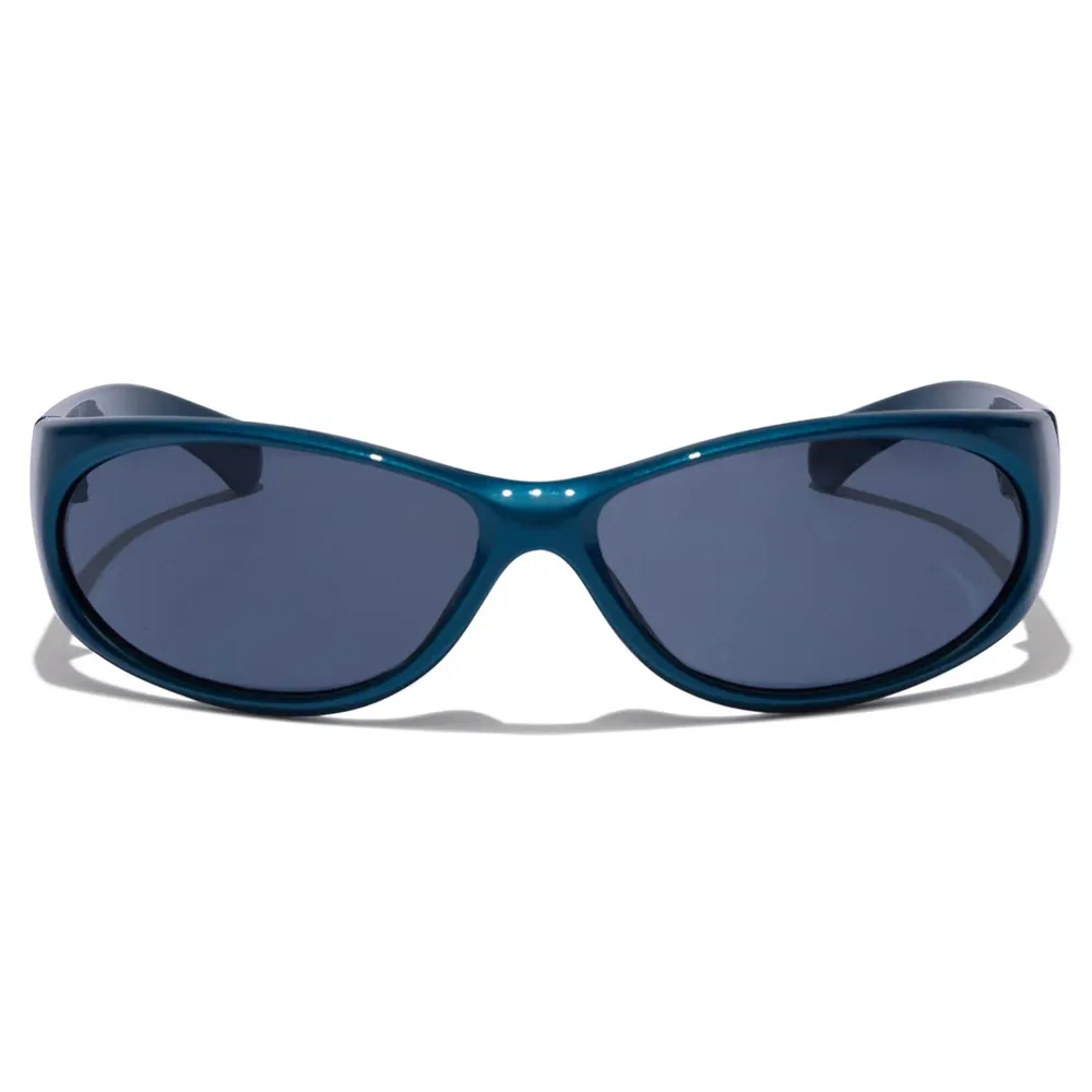 Ritual Vision Demon Speed Metallic Blue Grey Sunglasses