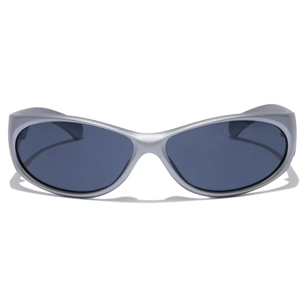 Ritual Vision Demon Speed Matte Chrome Grey Sunglasses