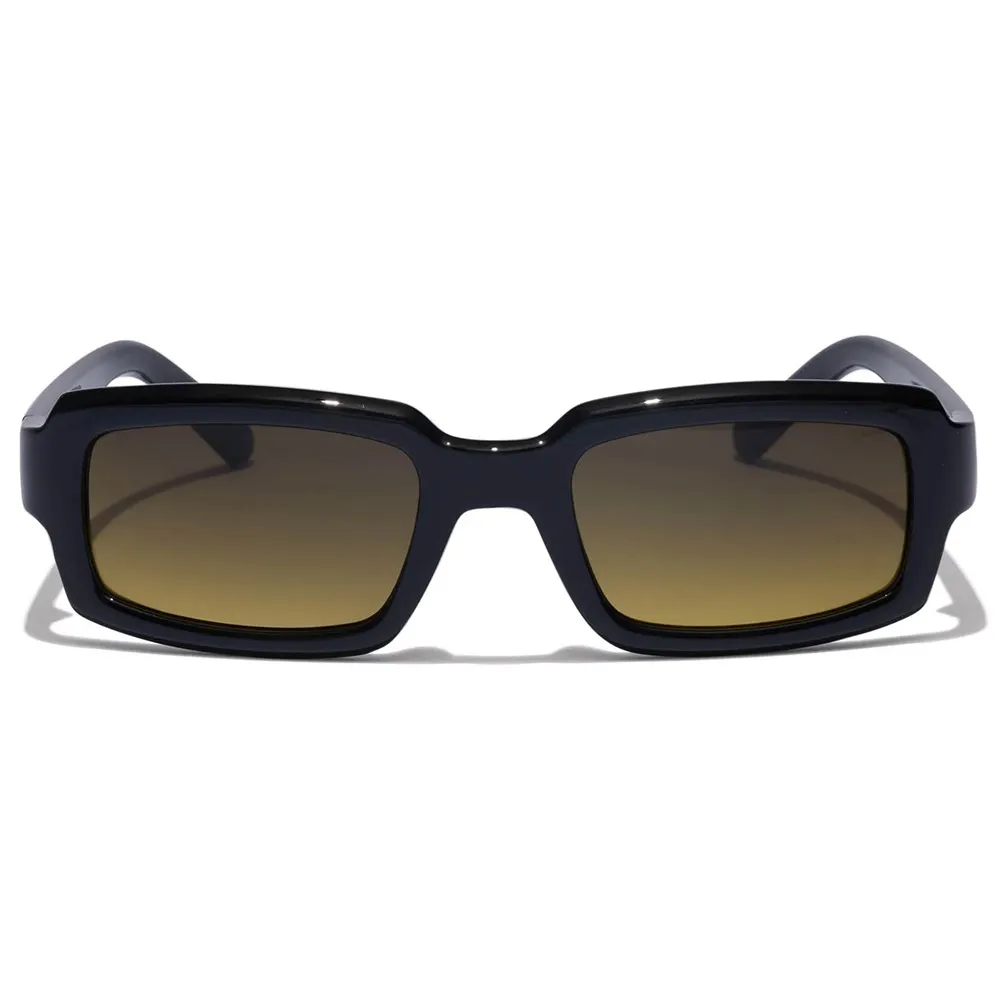 Ritual Vision Interceptor Polished Black Amber Fade Sunglasses