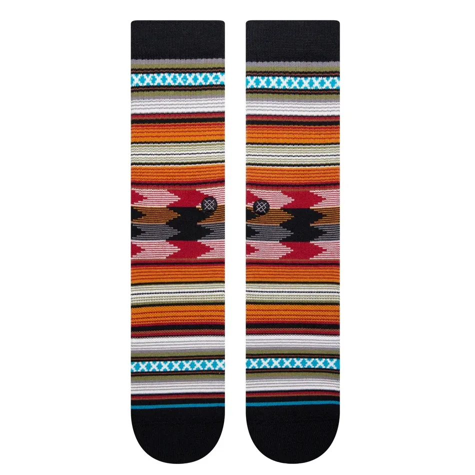 Stance Baron Black Large Mens Socks
