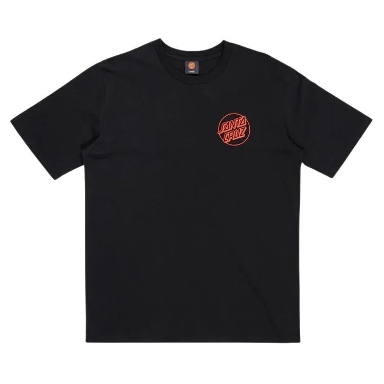 Santa Cruz Opus Dot Screaming Hand Black T-Shirt [Size: S]