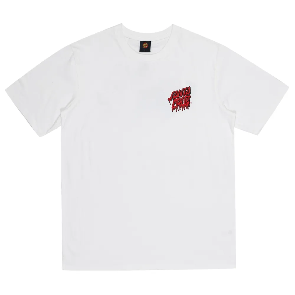 Santa Cruz Evolved Hand White T-Shirt [Size: S]