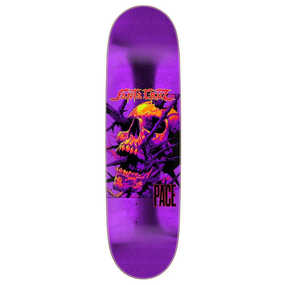 Santa Cruz Deathtrap Remix Pace 8.7 Skateboard Deck