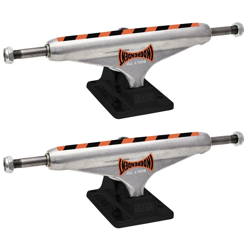 Independent BTG Silver Black Standard Set Of 2 Skateboard Trucks [Size: 149]