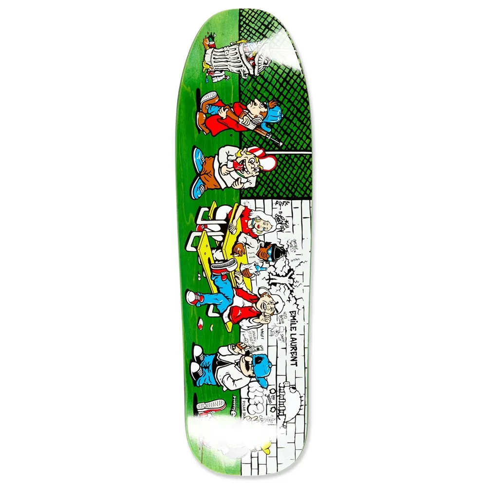 Polar Skate Co Emile Laurent High School D1 Shape 9.25 Skateboard Deck