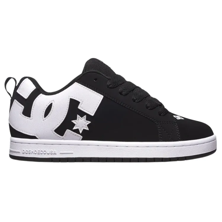 DC Court Graffik Black Mens Skate Shoes [Size: US 10]