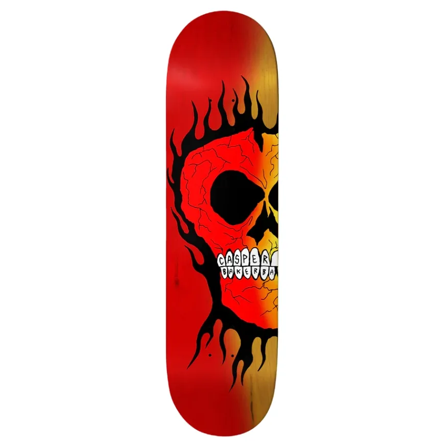 Baker Casper Rasta Skull B2 8.5 Skateboard Deck