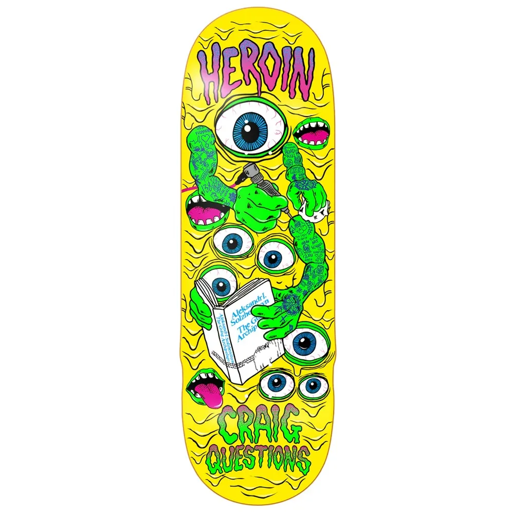 Heroin Craig Questions Mutate Or Die 10.0 Skateboard Deck