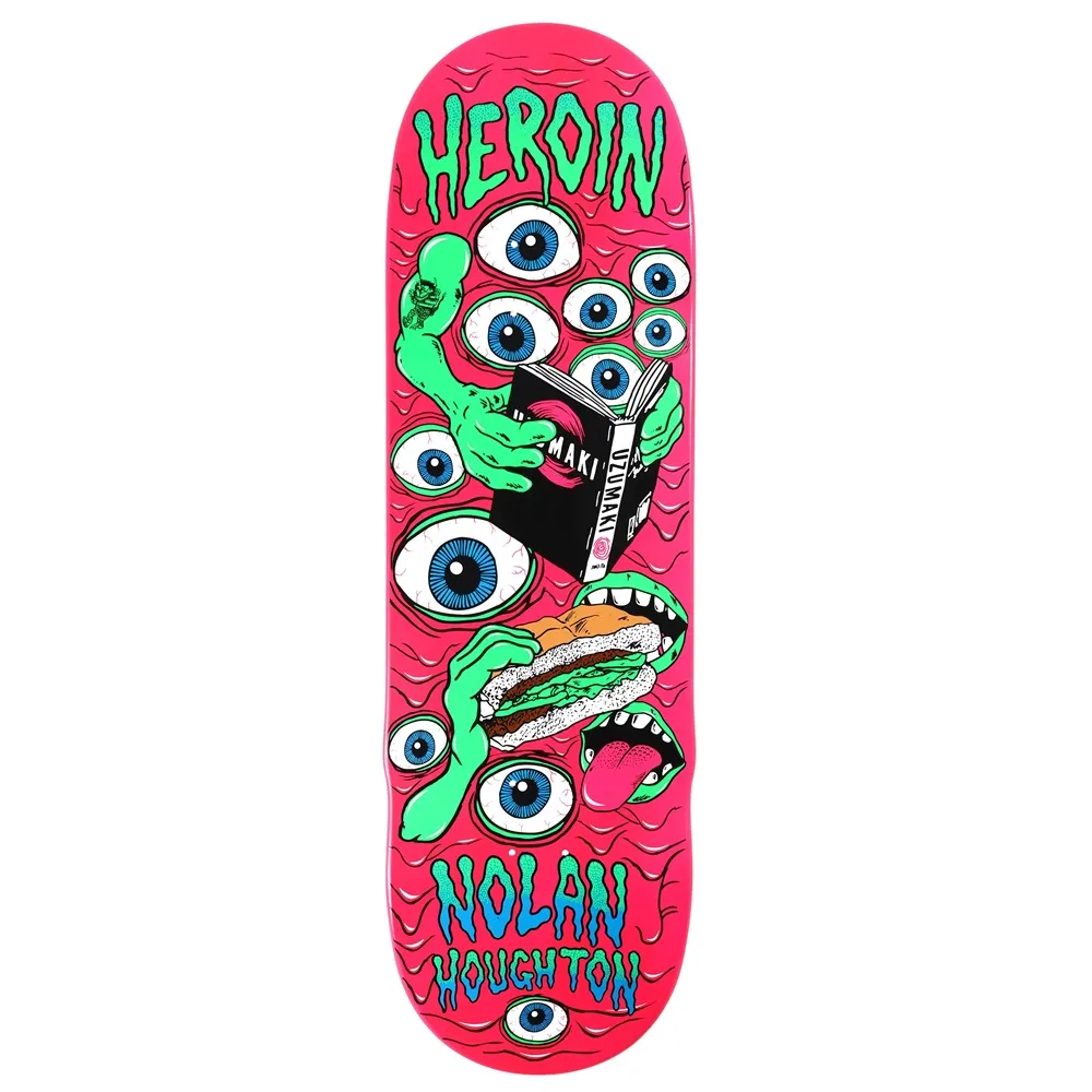 Heroin Nolan Houghton Mutate Or Die 9.5 Skateboard Deck