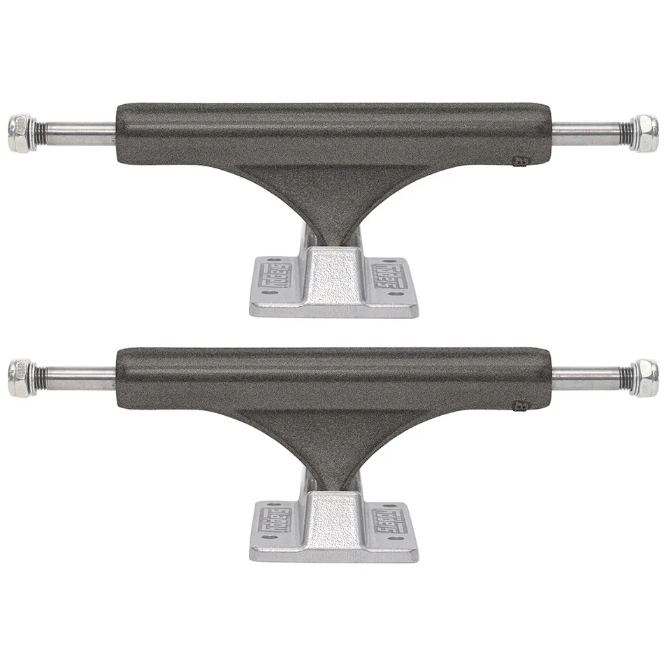 Slappy Inverted Ultra Low Gunmetal Grey Set Of 2 Skateboard Trucks [Size: 8.25]