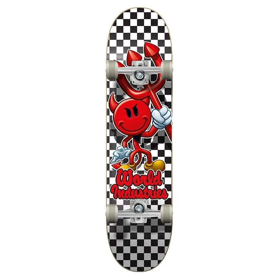 World Industries Devilman Checker 8.0 Complete Skateboard
