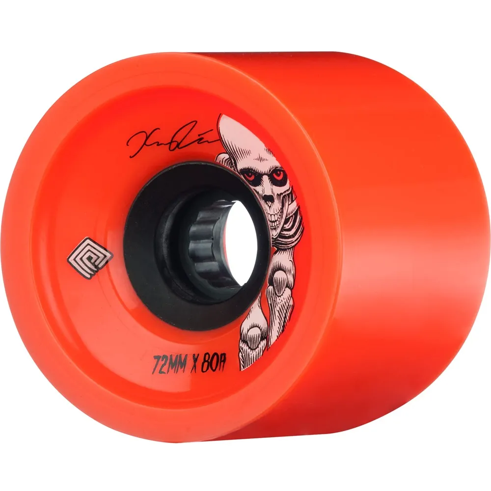 Powell Peralta SSF Pro Kevin Reimer Red Soft Slide 80A 72mm Skateboard Wheels