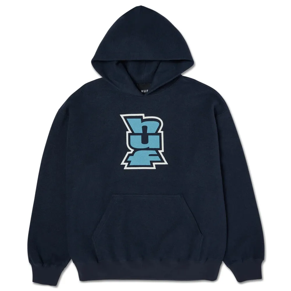 HUF Megablast Reverse Navy Hoodie [Size: L]
