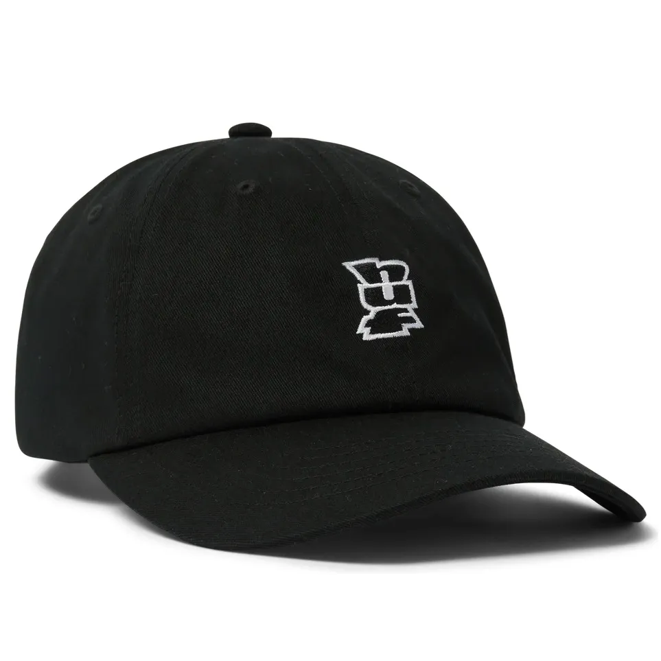 HUF Megablast Multi 6 Panel Curved Visor Black Hat