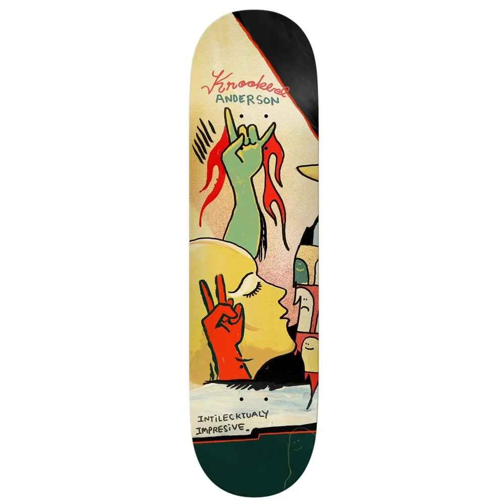 Krooked Manderson Three Star 8.38 Skateboard Deck