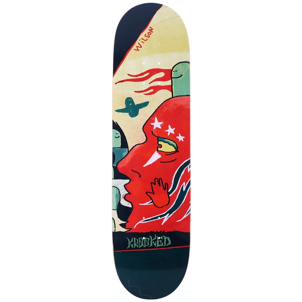 Krooked Wilson Three Star 8.5 Skateboard Deck