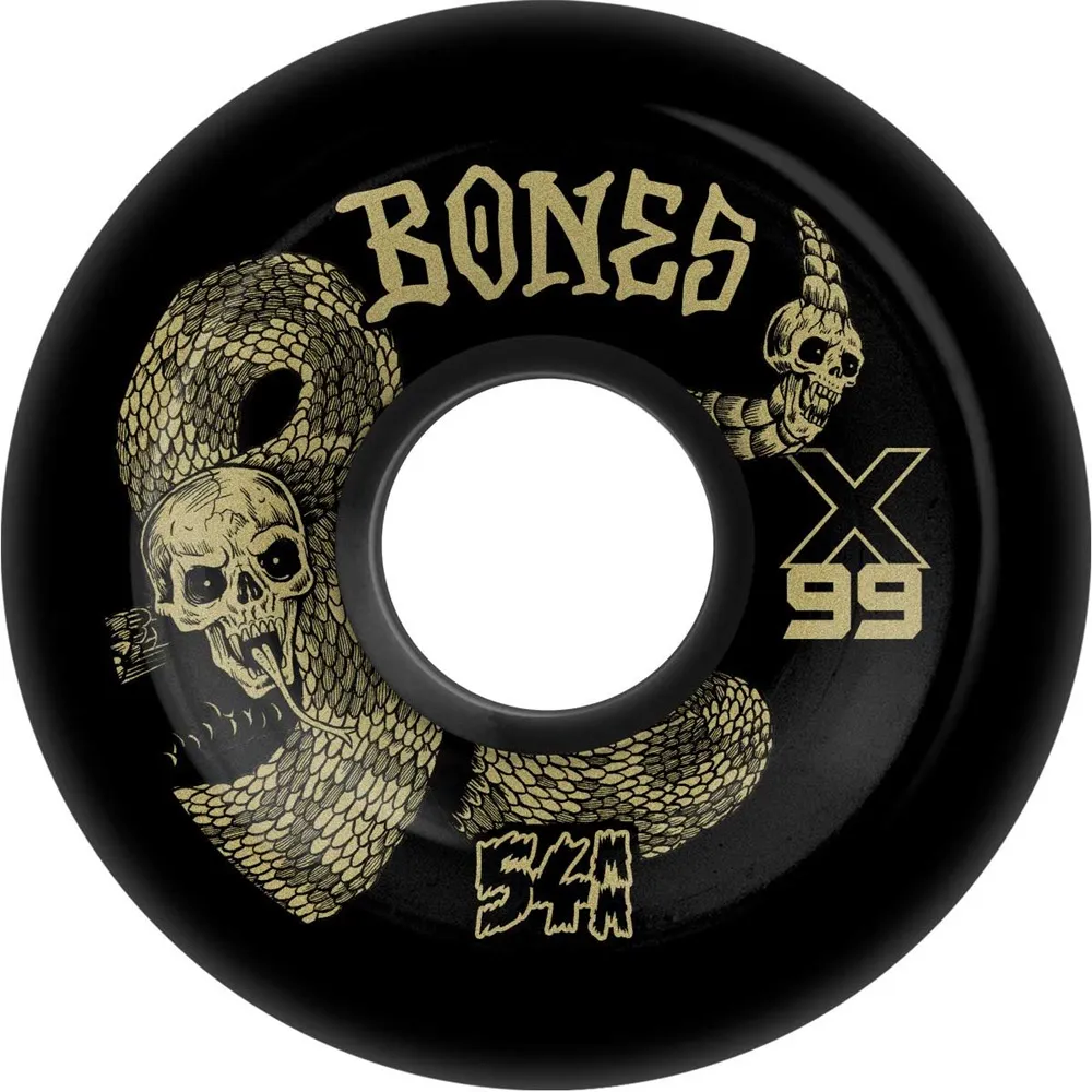 Bones X-Formula Death Venom Widecut V6 99A 54mm Skateboard Wheels