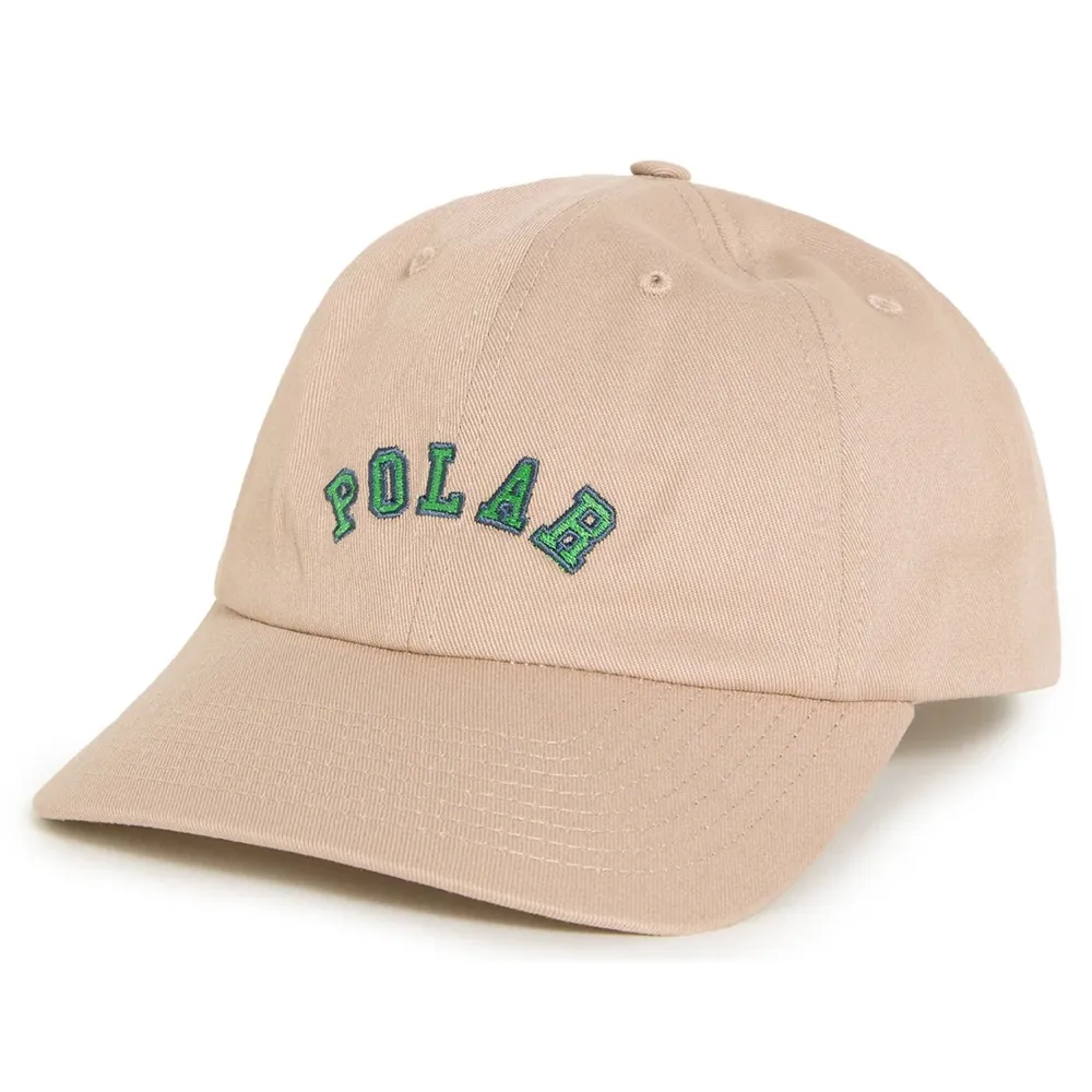 Polar Skate Co Sai College Logo Ecru Hat