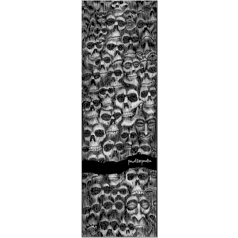 Powell Peralta Color Me Skullz Clear 10.5 x 33 Skateboard Grip Tape Sheet