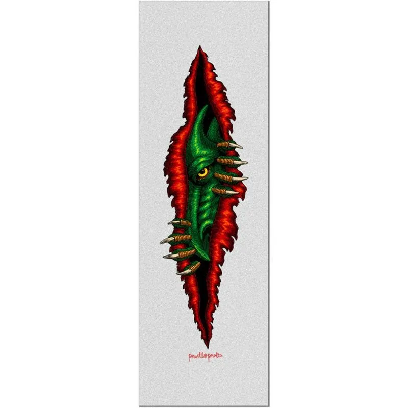 Powell Peralta Dragon Peeker Clear 10.5 x 33 Skateboard Grip Tape Sheet