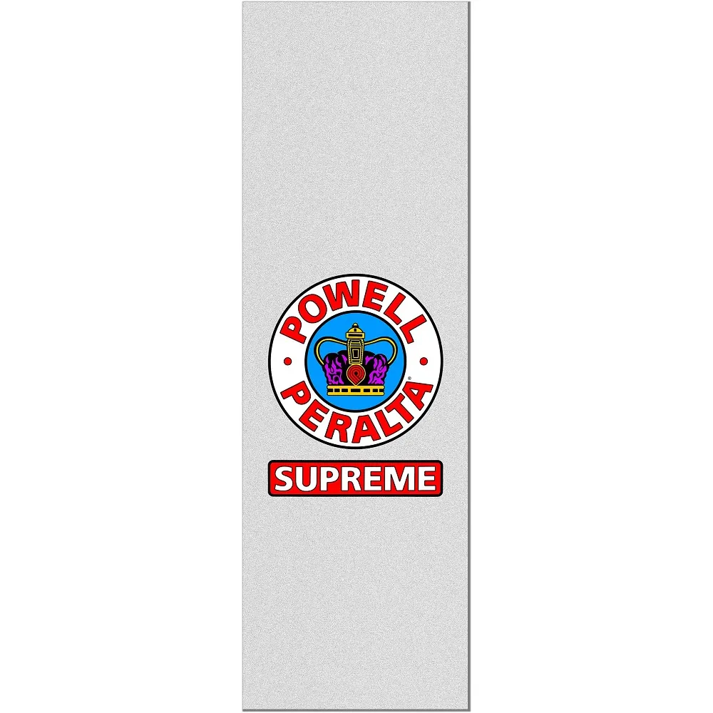 Powell Peralta Supreme Clear 10.5 x 33 Skateboard Grip Tape Sheet