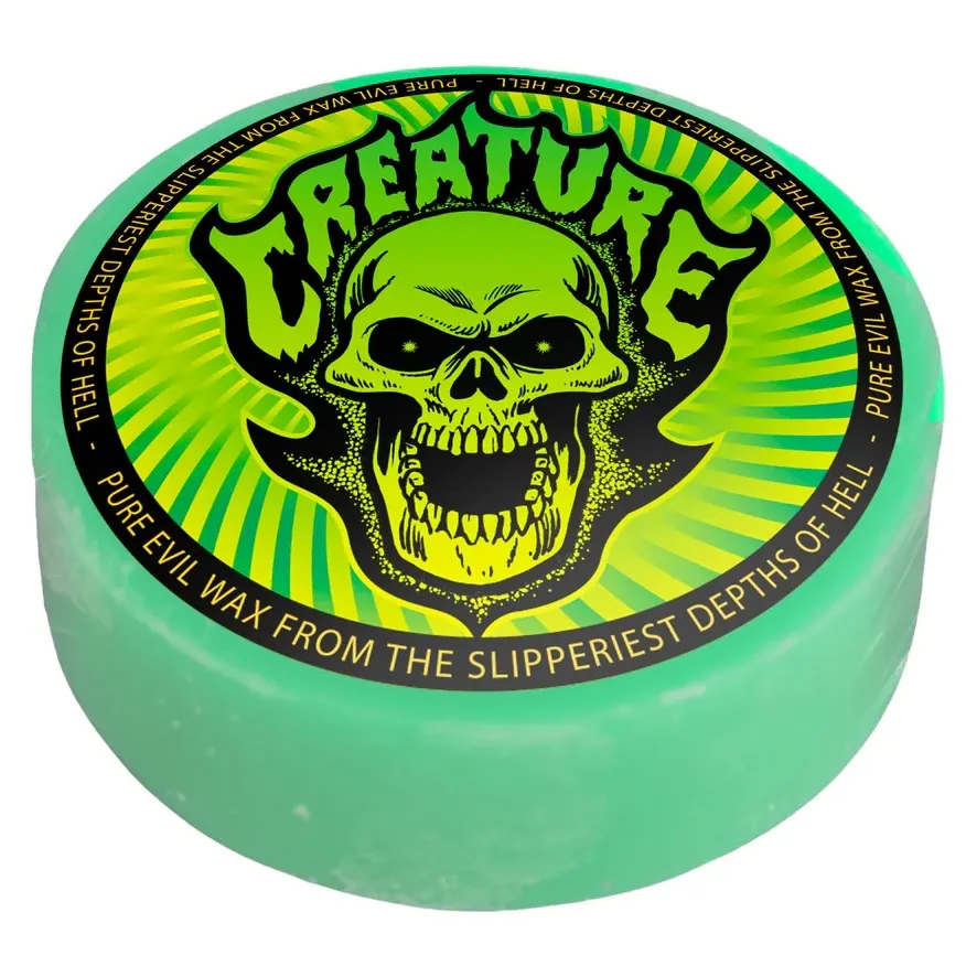 Creature Bonehead Flame Skateboard Wax