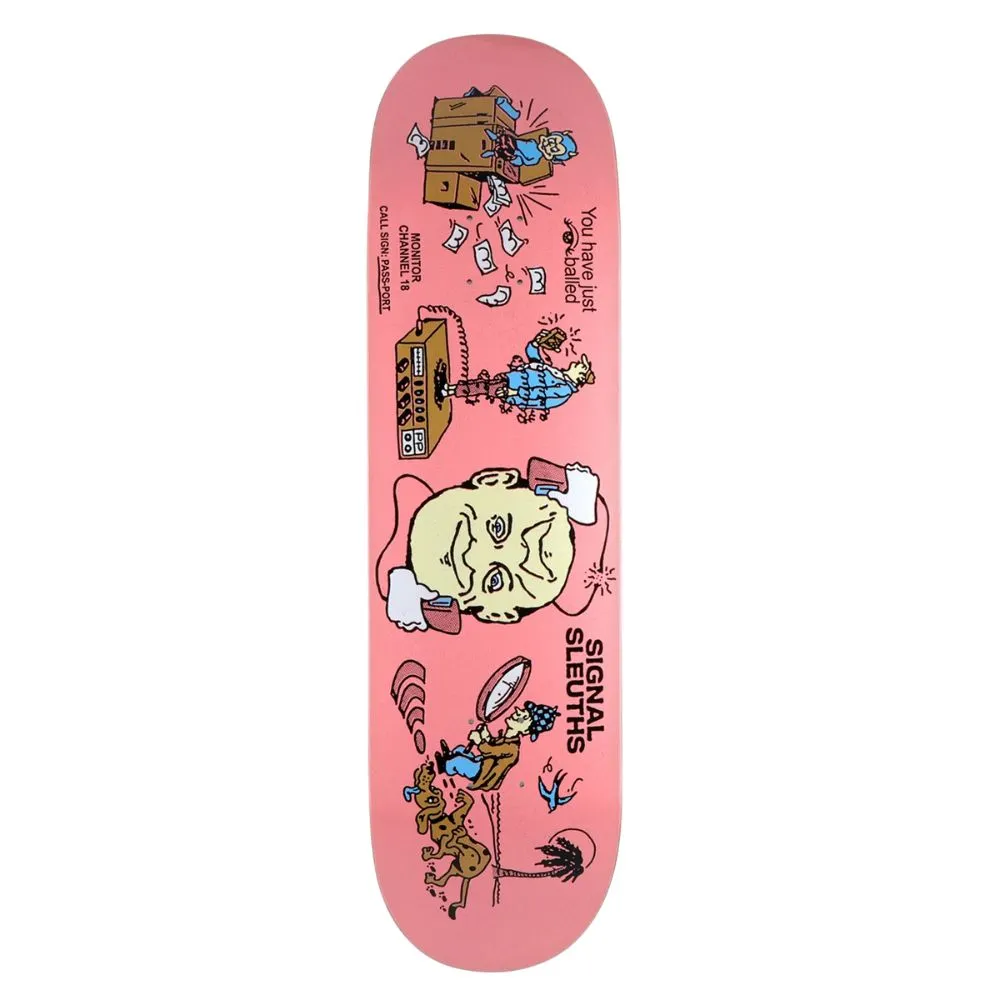 Passport Eyeball Series Signal Sleuths 8.0 Skateboard Deck
