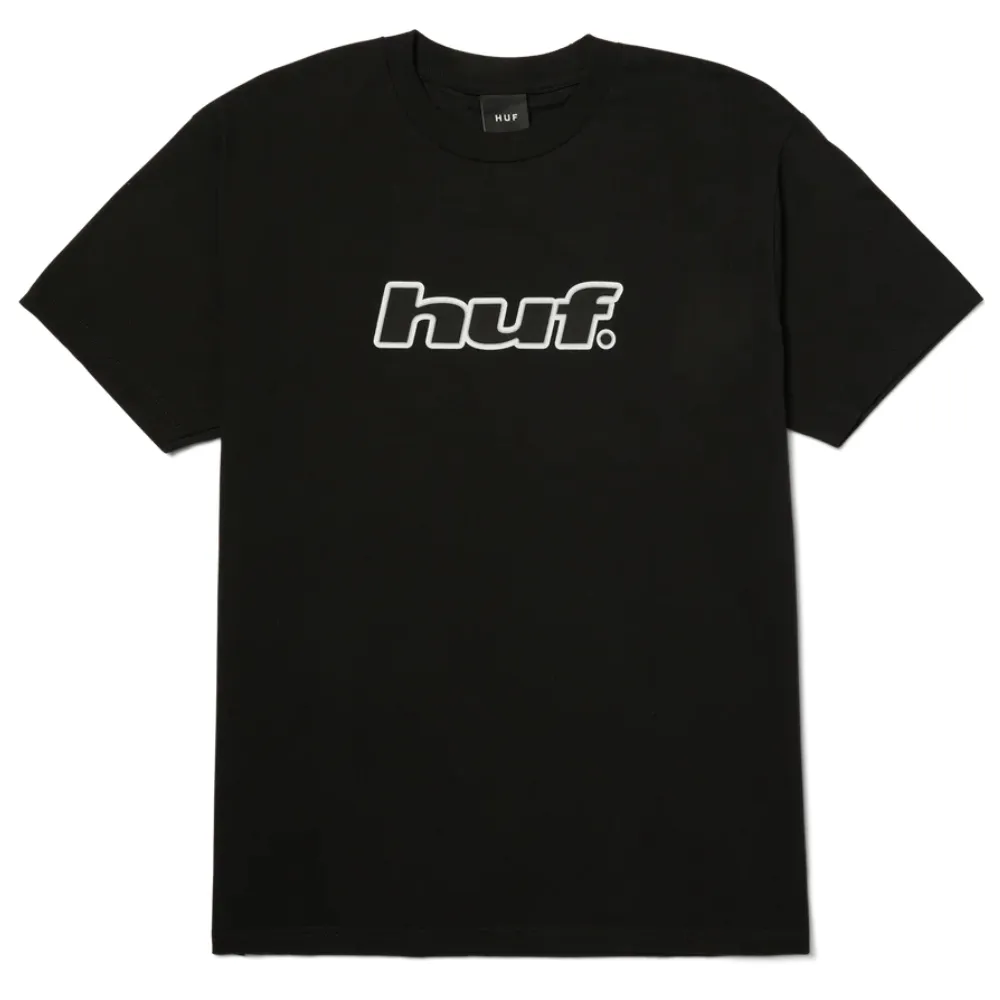 HUF H Dot Black T-Shirt [Size: M]