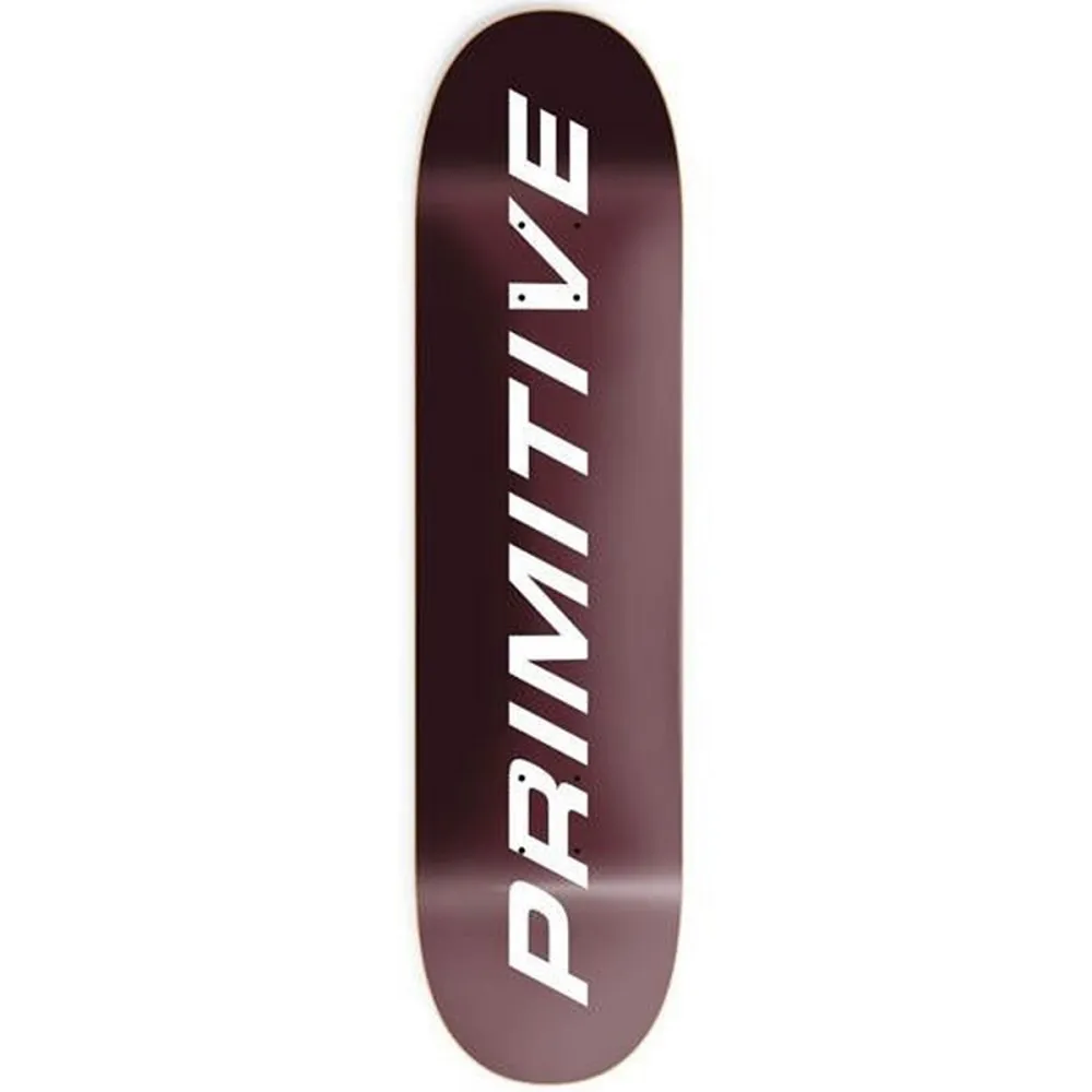 Primitive Euro Slant Burgundy 8.125 Skateboard Deck