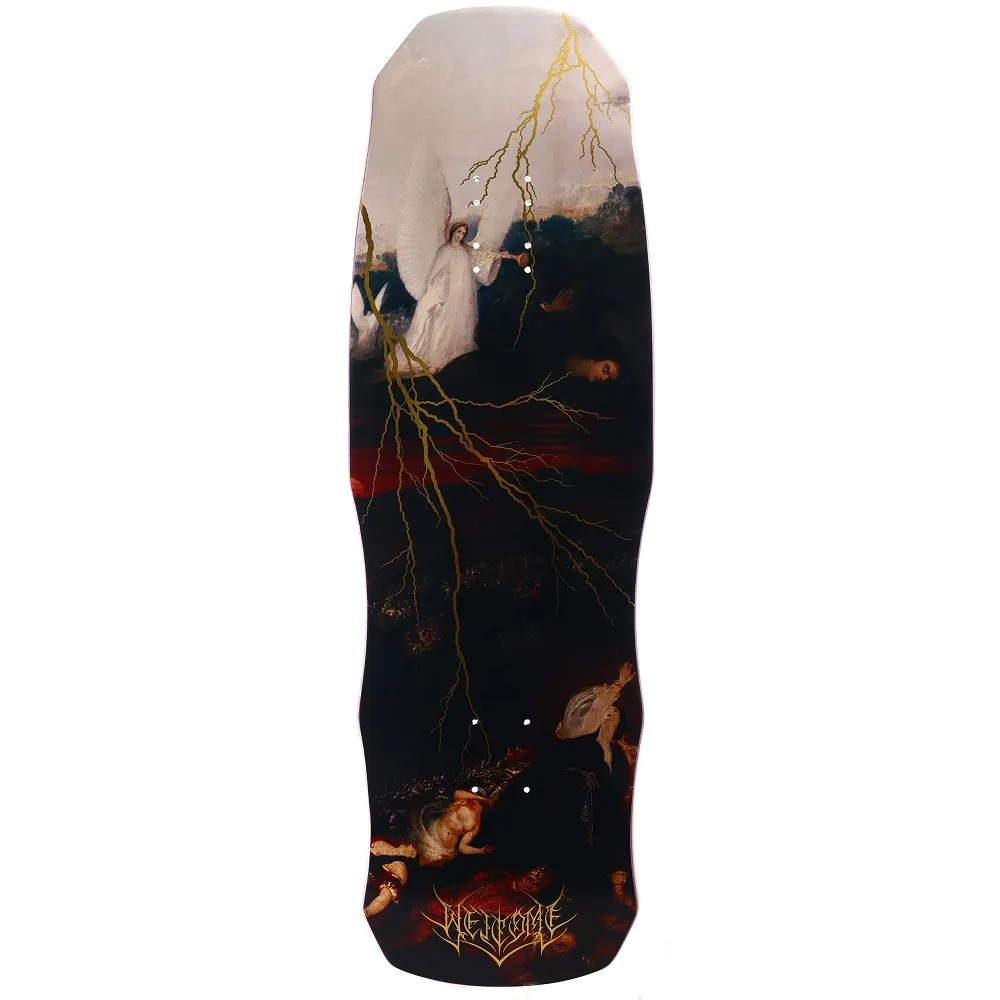 Welcome Rapture On Dark Lord Gold Foil 9.75 Skateboard Deck