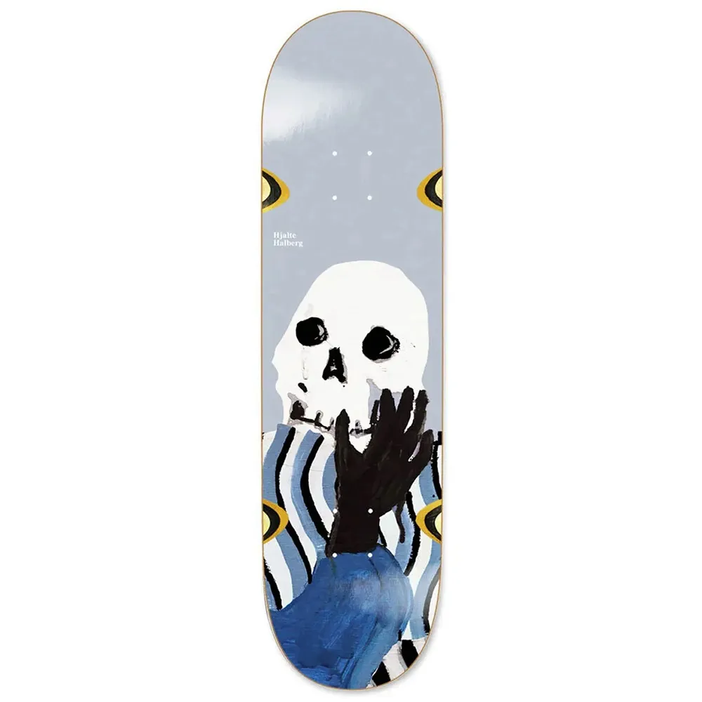 Polar Skate Co Hjalte Halberg It Will Pass Blue 8.25 Skateboard Deck