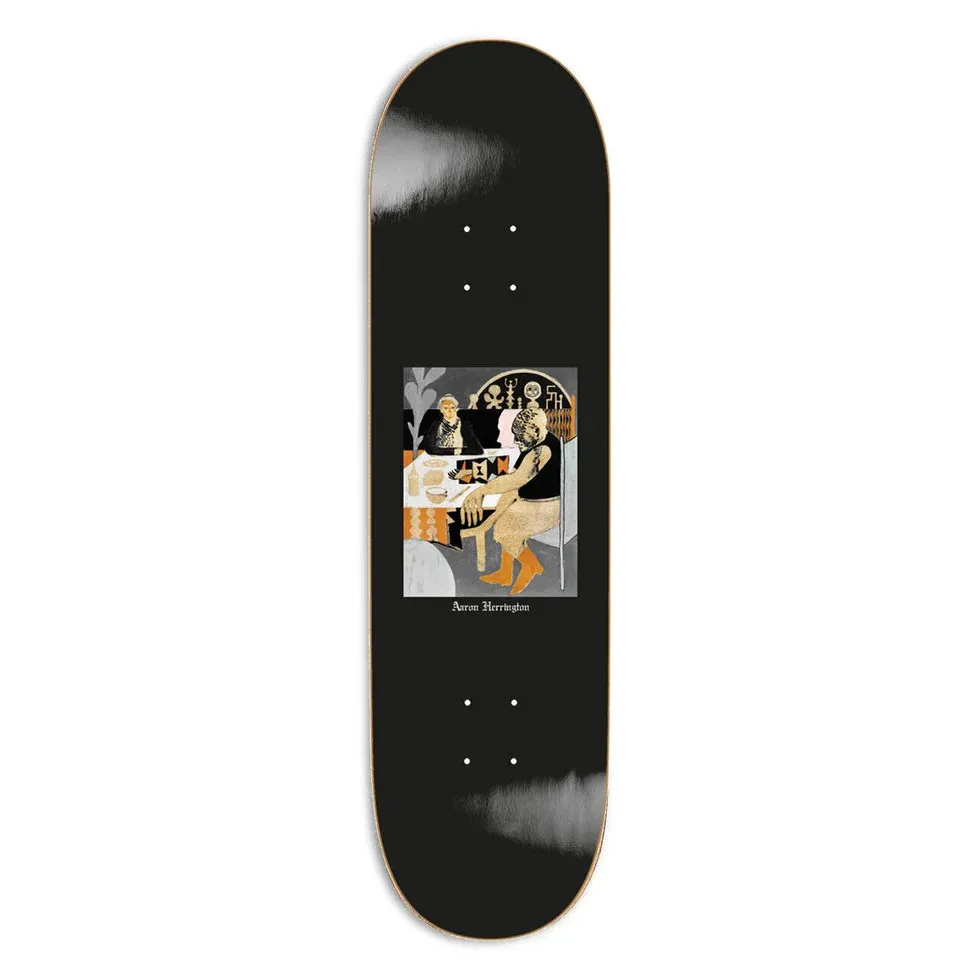 Polar Skate Co Aaron Herrington Tea Riders Black 8.375 Skateboard Deck