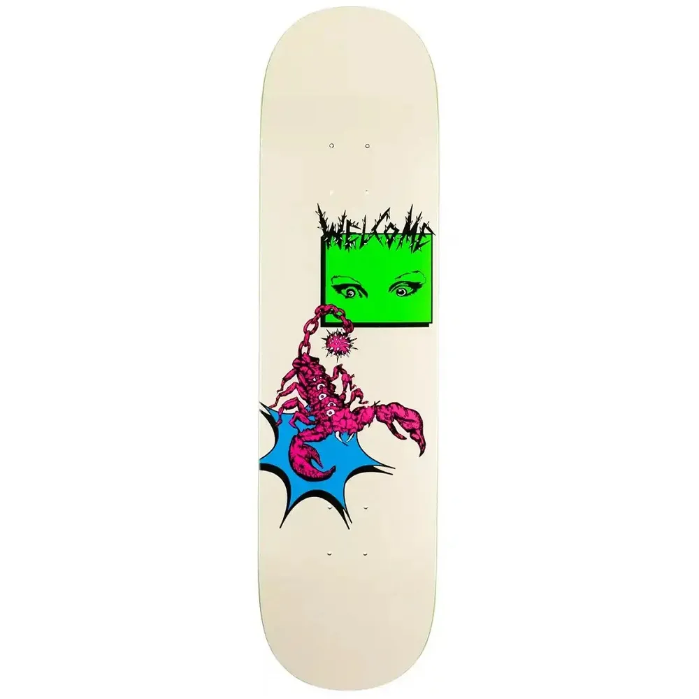 Welcome Mace On Evil Twin Bone 8.25 Skateboard Deck