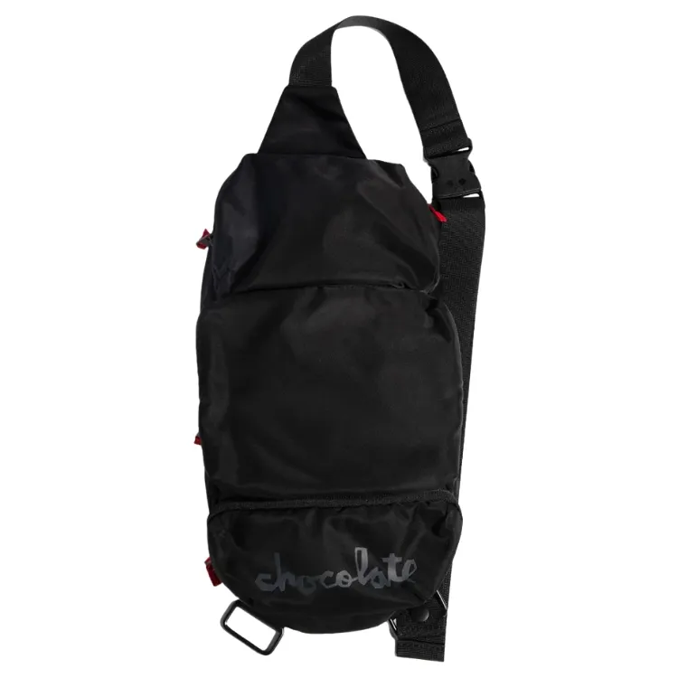 Chocolate Sling Sack Black Shoulder Bag