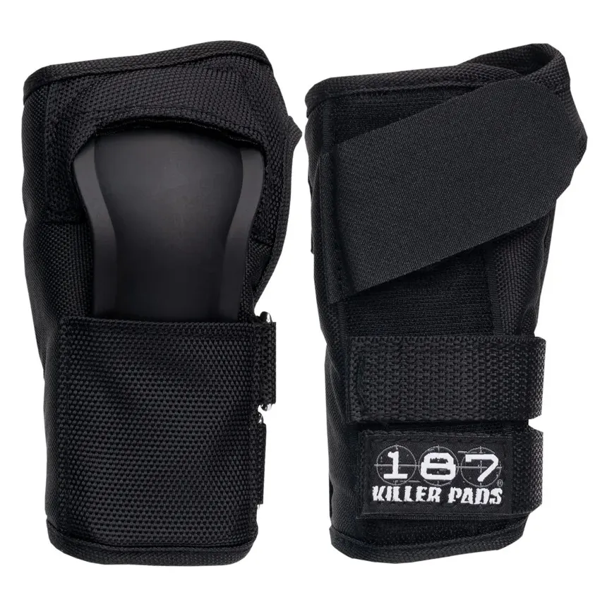 187 Pro Black Wrist Guards [Size: S]