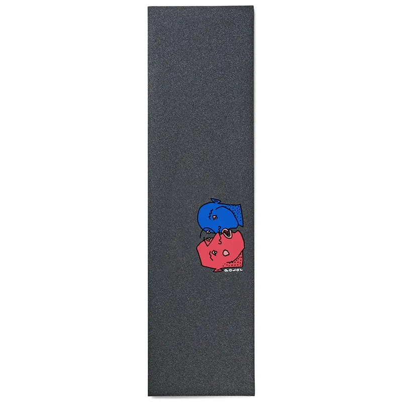 Polar Skate Co Kissing Heads Red Blue 9 x 33 Grip Tape Sheet