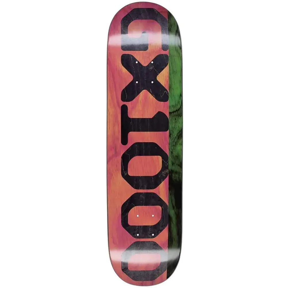 Gx1000 Split Stain Pink Olive Black 8.625 Skateboard Deck