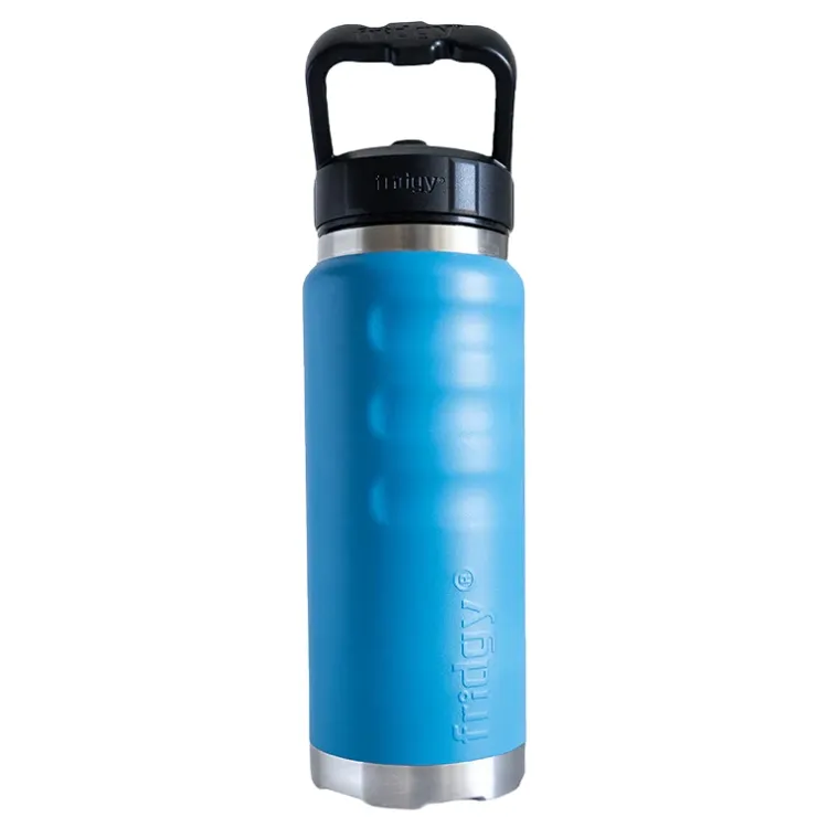 Fridgy 780ml Grip Range Laser Blue Stainless Steel Bottle