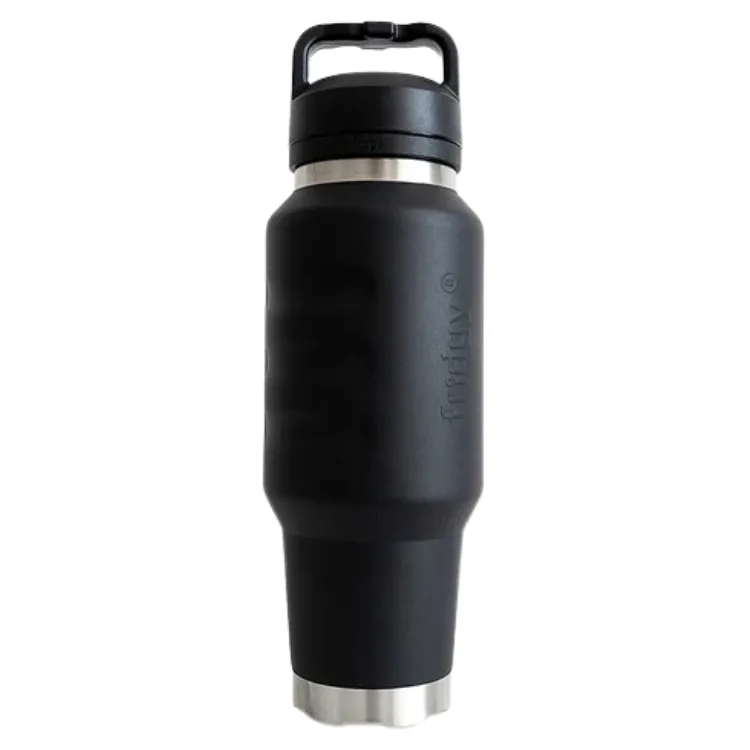 Fridgy 1000ml Cruise Midnight Black Stainless Steel Bottle