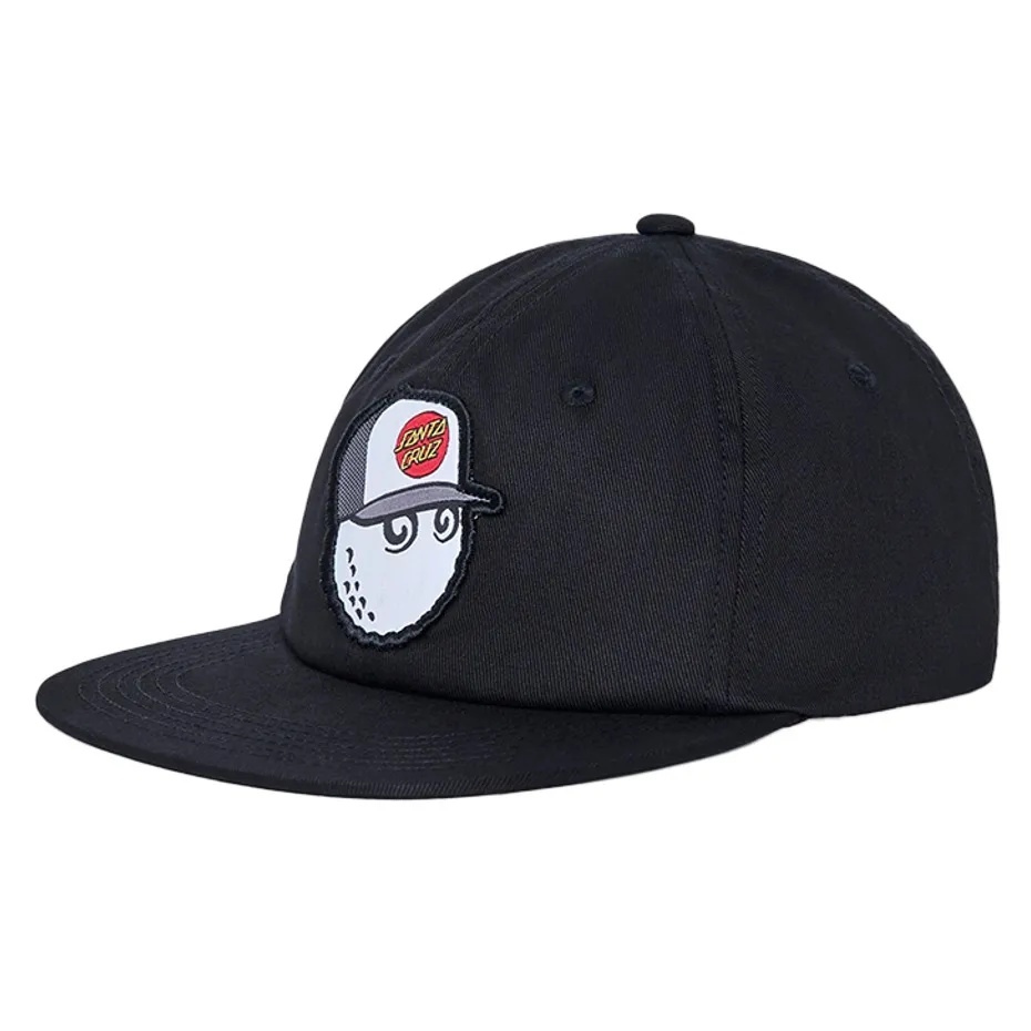 Malbon Golf X Santa Cruz Black Snapback Hat