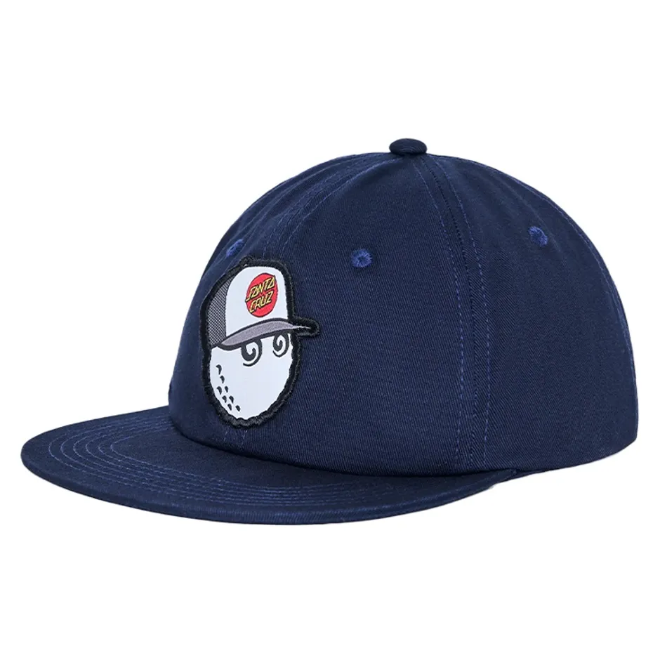 Malbon Golf X Santa Cruz Navy Snapback Hat