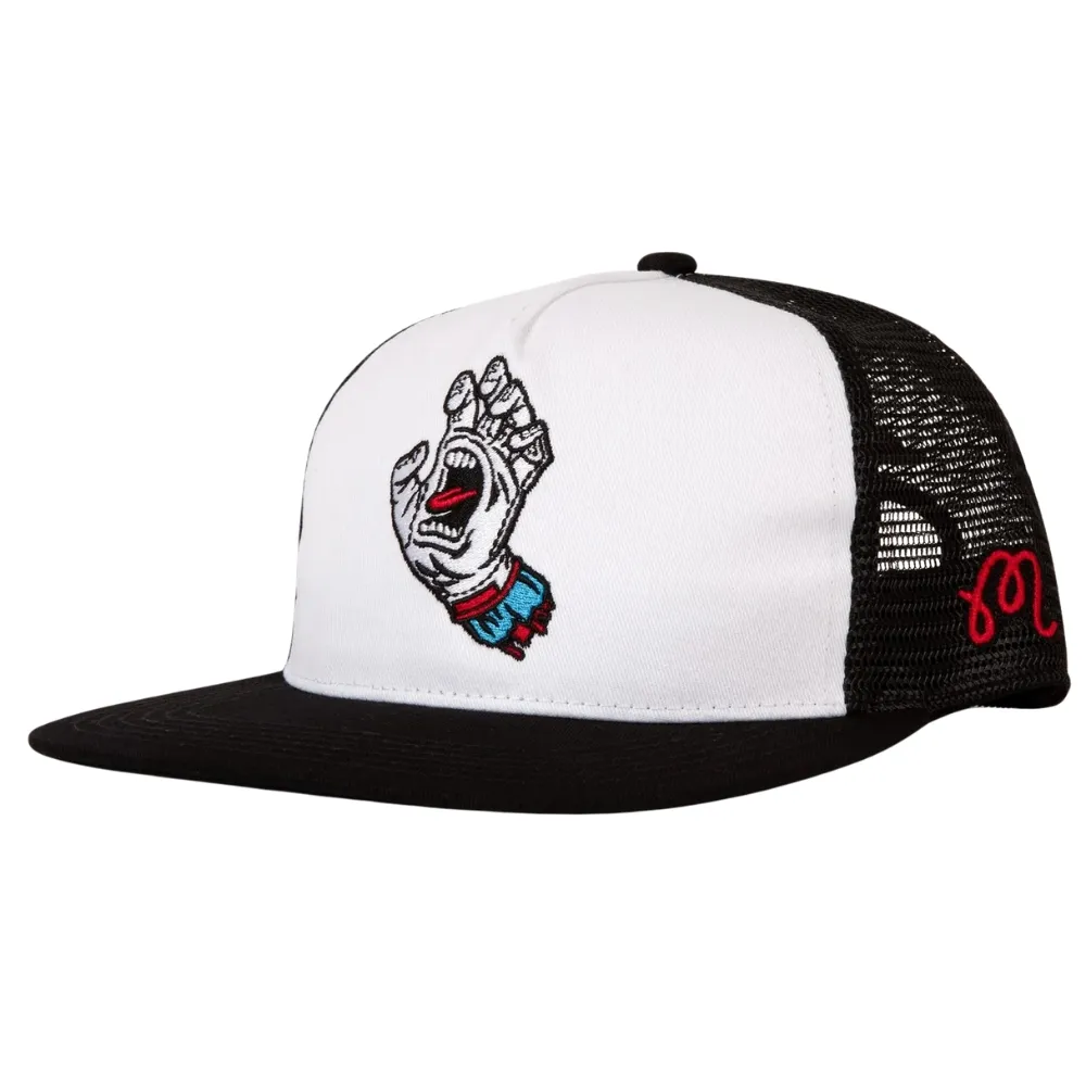 Malbon Golf X Santa Cruz White Trucker Hat