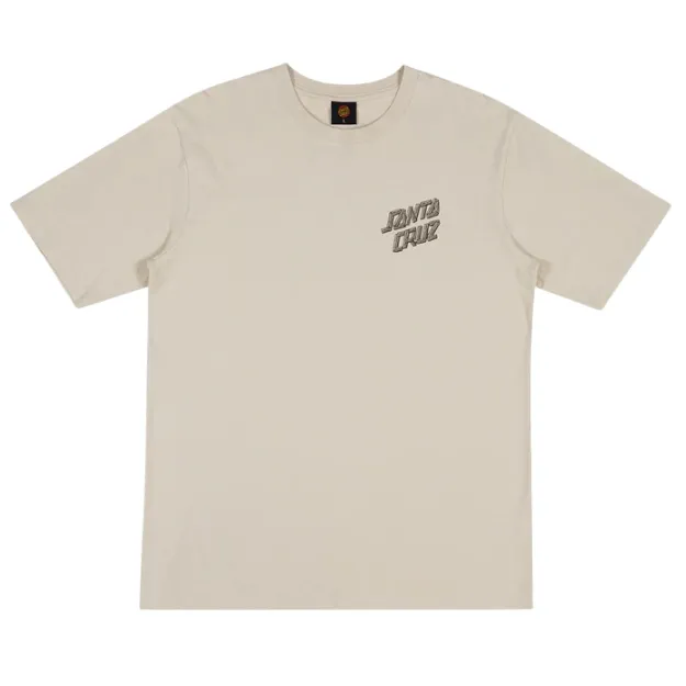 Santa Cruz Screaming Grizzly Natural T-Shirt [Size: M]