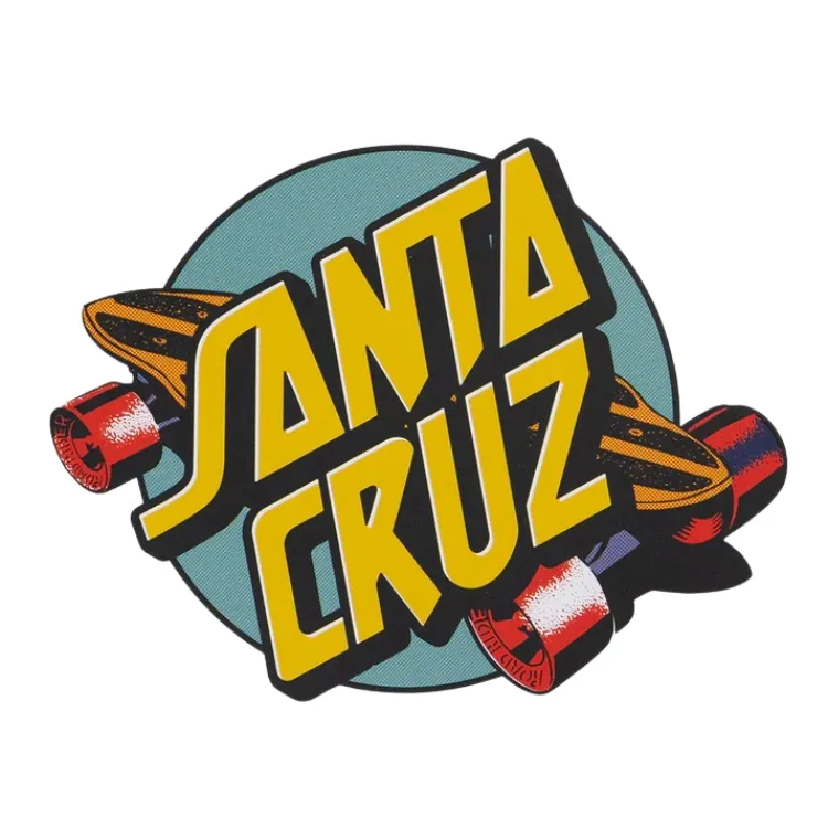 Santa Cruz Summer 76 Matte Yellow Sticker